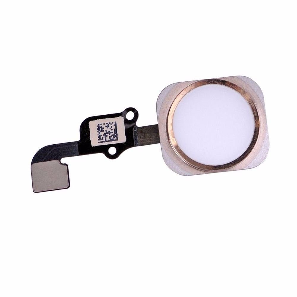 Mobofix Home Button Main Key Replacement for iPhone 6S, 6S Plus All Model with Flex Cable Assembly (Rose gold)