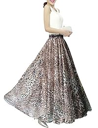Falda para dama, diseño floral, para verano, playa, gasa