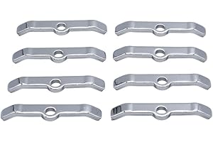 3 Inch Valve Cover Spreader For Bars with Hold Down Tabs, 8-Piece Set Compatible with Chevy 283 305 327 Small Block Engines, 