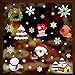 238 PCS Christmas Snowflake Window Clings Decorations, Xmas Window Stickers Decal 8 Sheets