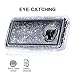 WOLLONY Galaxy S9 Case, 360 Full Body Shockproof Liquid Glitter Quicksand Bling Case Heavy Duty Phone Bumper Non-Slip Soft Clear Rubber Protective Cover for Samsung Galaxy S9 - Silver
