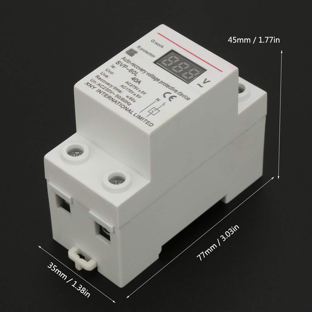 SVP-60L Single Phase OverVoltage Protector Automatic Voltage Protective Device - Image 4