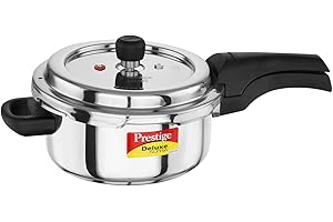Prestige PRASV3 Pressure Cooker, Stainless steel, 3 Liter, Silver
