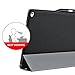 iPad Pro 9.7 Case, ToHayie [Brief Business Style] Premium PU Slim Fit Flip Folio Case with Apple Pencil Holder, [Stand Feature], Auto Sleep/Wake Smart Fabric Cover for iPad pro 9.7 inch-Black (MM627)