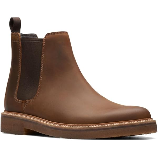 Clarks Men’s レザーブーツJaxen Chelsea Amazon.com | Clarks Men's Jaxen Easy Chelsea Boot, Brown