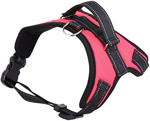 SAWMONG Dog Walking Harness Mesh Net Comfort Control Adjustable Harness With Handle, No-Pull, No Choke, No Slip For Small, Medium, Large Dogs