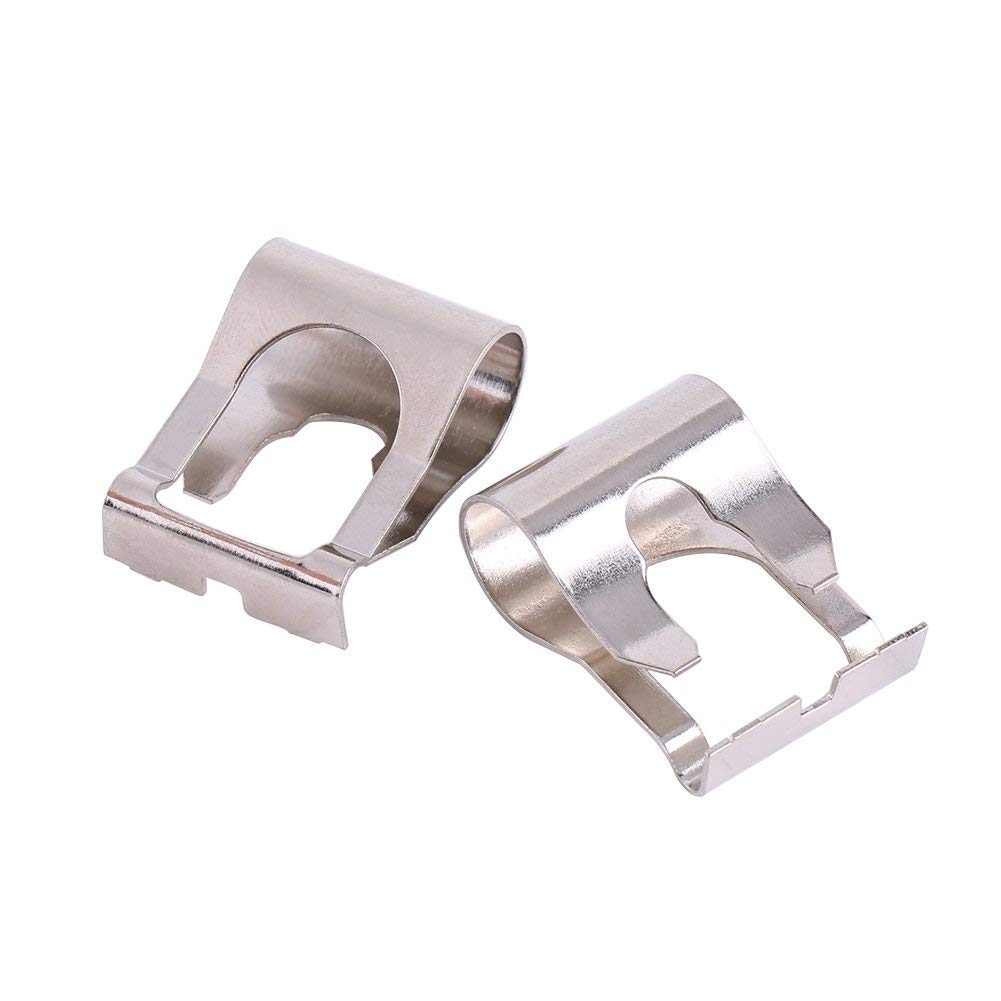 Keenso Wiper Linkage Clip, 2 Pcs Car Metal Windshield Windscreen Wiper Linkage Clips Windscreen Wiper Motor Linkage Rods Arms Linkage Repair Clip Kit