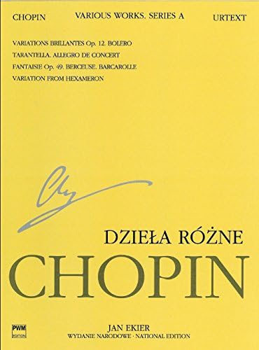 Concert Works for Piano and Orchestra: Version for One Piano