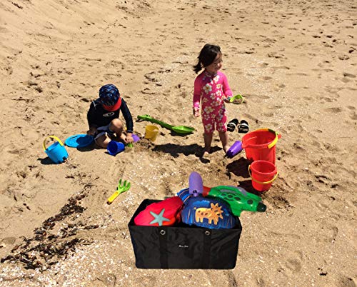 image for April Fashions All Purpose Open Top Utility Bag, Collapsible Wire Fram