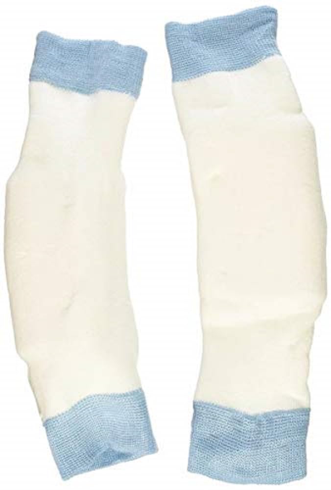 Rolyan Elbow/Heel Protectors, Pair of Medium/Large 11" Heel or Elbow Sleeves with Gel Pad Protects Skin and Relieves Pressure, Knit Support Prevents Ulcerations, Elbow Protectors for Elderly