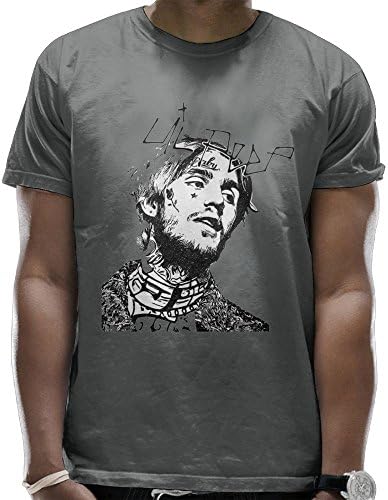 Men Cotton Customized Creativity LIL-Peep Shirt For Training Large
