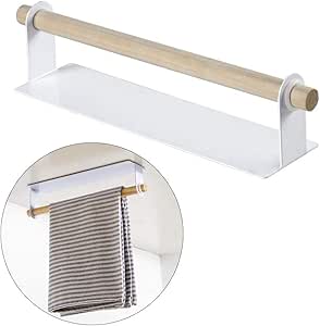 Cozyhoma - Toallero de pared, soporte de papel y dispensador, soporte