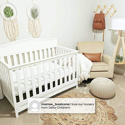 Delta Children Emery Deluxe 6in1 Convertible Crib, Greenguard Gold