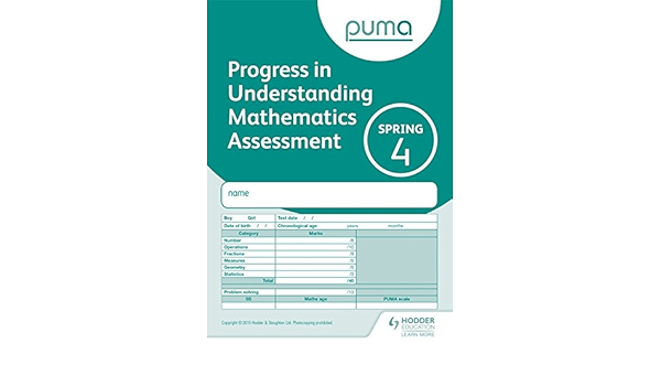 puma test year 4 spring