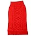 Blueberry Pet Classic Cable Knit Tomato Red Dog Sweater, Back Length 16