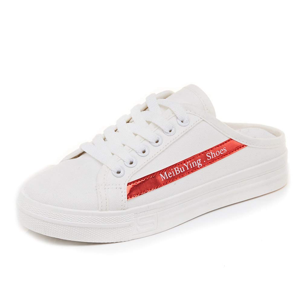 Mua Goldflame Jp 超軽量 スニーカー レディース ローヒール かかとなし サボ 通気性 学生靴 キャンバスシューズ 快適 コンフォート サボ スリッパ サンダル おしゃれ 可愛い 歩きやすい かかとなし カジュアルシューズ 白 Tren Amazon Nhật Chinh Hang 21 Fado