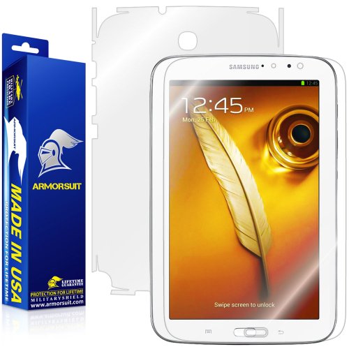 ArmorSuit MilitaryShield - Samsung Galaxy Note 8.0 Tablet Screen Protector + Full Body Skin Protector - Anti-Bubble Ultra HD Shield w/ Lifetime Replacements