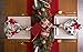 DII Woodland Holly Christmas Holiday Kitchen & Table Décor, Napkin Set, 20x20, Poinsettia & Christmas Greenery, 6 Count