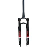 CDHPOWER 26" Bicycle Suspension Fork, 28.6mm Tapered Tube | Single Shoulder, 1-1/8" Threadless, Disc Brake, Aluminum