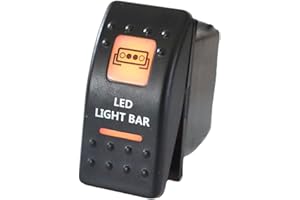 LED Light Bar - Amber Rocker Switch - for UTV ATV Can Am Maverick X3 Commander Defender OEM Amber Color - Ulti Offroad