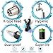 Nose Hair Trimmer Waterproof Stainless Steel Rotation Blade Extra Blade Attached Battery Operated