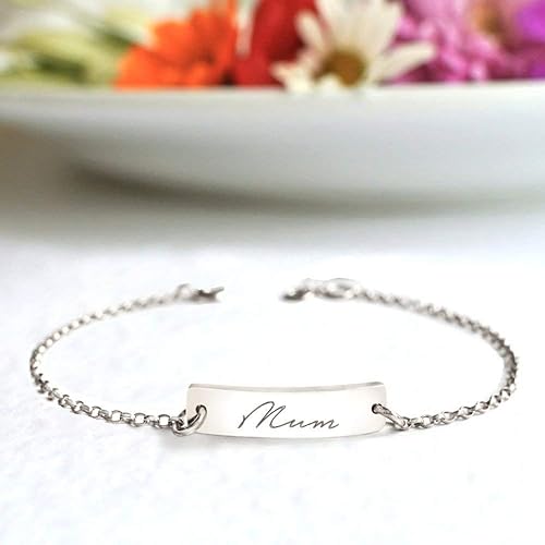personalised mum bracelet