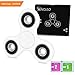 SENQIAO Fidget Spinner Toy Stress Reducer with Si3N4 Hybrid Cearmic Bearings,Ultra Durable Build,Long Spin Time,Perfect For ADD,ADHD,Anxiety (White)