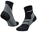 ZaTech Plantar Fasciitis Sock, Compression Socks (Black/Gray, X-Large)