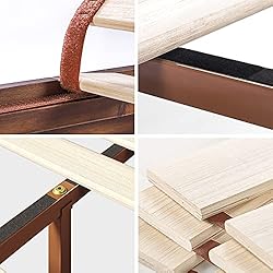 ZINUS Alexis Deluxe Wood Platform Bed Frame / Solid
