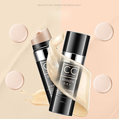 Yiwa CC Cream Face Concealer Powder Foundation Face Care Moisturizing Natural Cover Up Waterproof Whitening Face Concealer Stick