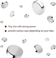RHINOCATS 400Pcs Small Magnets, 4 Different Sizes