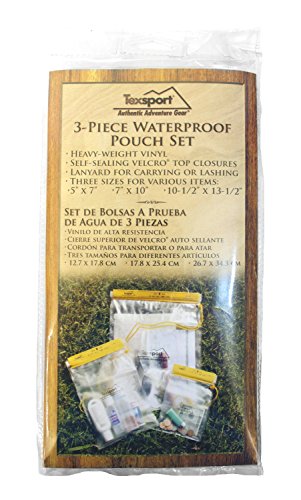 Texsport-Waterproof-Plastic-Pouch-Utility-Bags-3-Piece-Set Texsport-Waterproof-Plastic-Pouch-Utility-Bags-3-Piece-Set