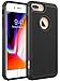 iPhone 8 Plus Case, iPhone 7 Plus Cover, OEAGO [Drop Protection] [Shock Proof] Hybrid Dual Layer Rubber Plastic Impact Defender Rugged Hard Case Shell for Apple iPhone 8 Plus / 7 Plus - Black