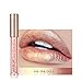 Sky Lipsticks MEIQING Women Glitter Waterproof Long Lasting Lip Gloss Bold Vivid Colorful Lipgloss Nude Glitter Shimmer Lipstick Lip Kit (#38)