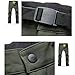 TBMPOY Men's Outdoor Windproof Snow Softshell Pants Hiking Ski workout Cargo Pants (Black,Medium)
