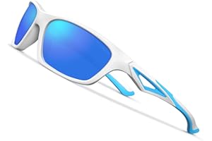 DEAFRAIN Kids Polarized Sunglasses TPEE Unbreakable Flexible Sport Glasses UV Protection for Boys Girls Age 3-7