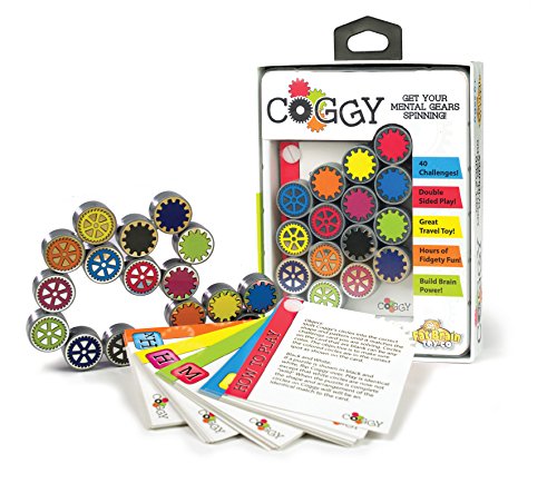 Fat Brain Toys Coggy, Fidget Puzzles Brain Teaser, Travel Puzzle Games
