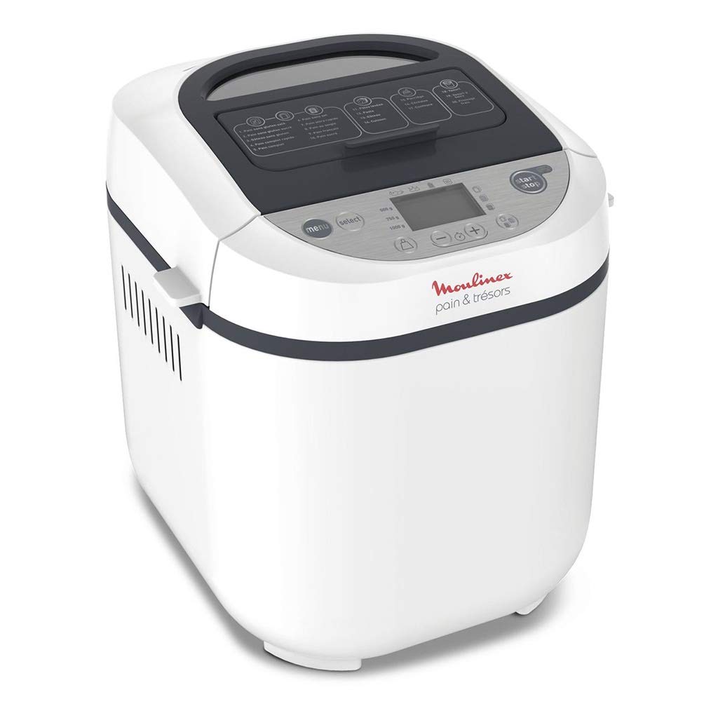 Moulinex OW250110 - Máquina de pan (720 W), color blanco: Amazon ...