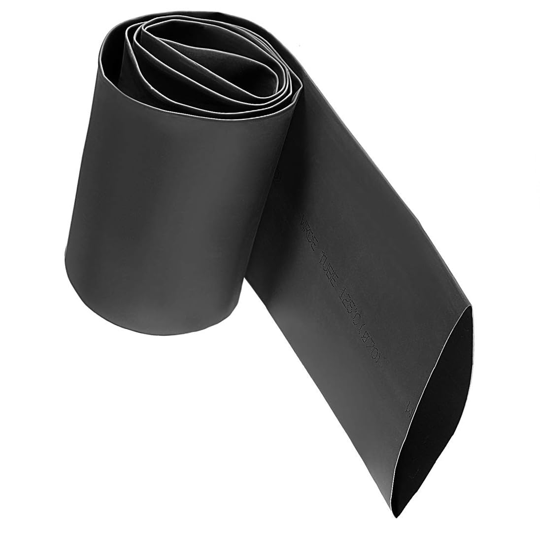 Unifizz Heat Shrink Tubing 70mm Dia 113mm Flat Width 2:1 Ratio Shrinkable Tube Cable Sleeve 1m - Black