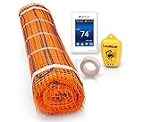 SunTouch 40 Sq. Ft TapeMat Kit Floor Heat Mat and Thermostat, 120V