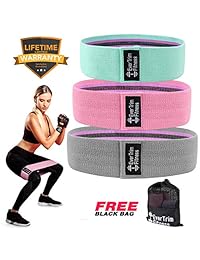 Resistance Exercise Bands for Legs and Butt,Workout Bands Hip Bands Wide Booty Bands Sports Fitness Bands Stretch Resistance Loops Band Anti Slip Elastic (2019 Upgrade)