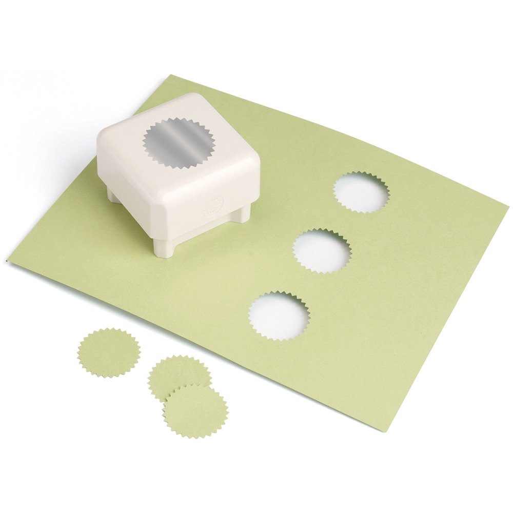 Martha Stewart Crafts Punch All Over the Page Pinking Circle Punch, Multi-Colour