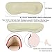 Heel Grips Pads Leather Liner Cushions Inserts for Loose Shoes,Shoe Pads for Shoes Too Big 5pairs (Beige)