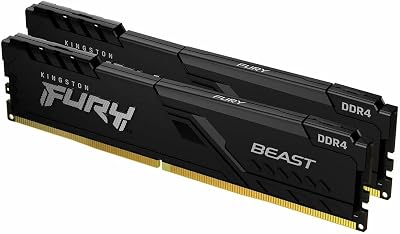 Kingston FURY Beast 32 GB (2 x 16 GB) 3200 MHz DDR4 CL16 Desktop Memory