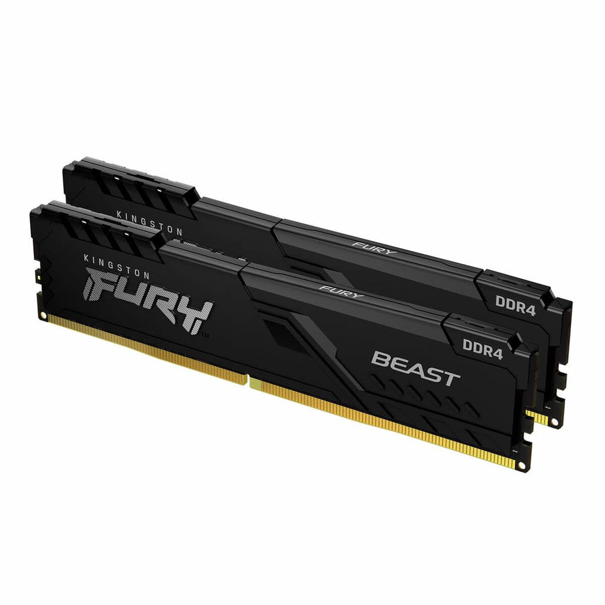 Kingston FURY Beast 32 GB (2 x 16 GB) 3200 MHz DDR4 CL16 Desktop Memory Kit of 2 KF432C16BBK2/32