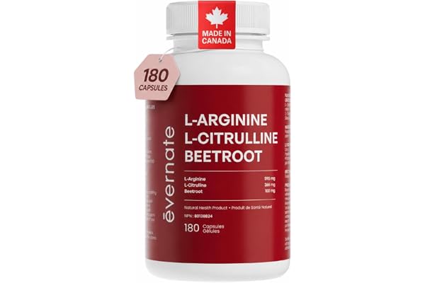 ALL-IN-ONE Nitric Oxide Complex – L-Arginine 590 mg with L-Citrulline 266 mg & Beetroot (Per Serving: 2 Capsules) – 3-in-1 Ni