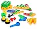 Play22 100Pc Building Blocks for Toddlers Stem Toys - Building Take Apart Toys for Boys and Girls Ages 3 4 5 6 7 8 9 10 - Educational Toys Set with Nice Storage Box