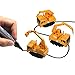 Magic Pen Car Follow Trail Inductive Car Tank Truck Toy for Kids Above Age 3(Yellow - Digger)