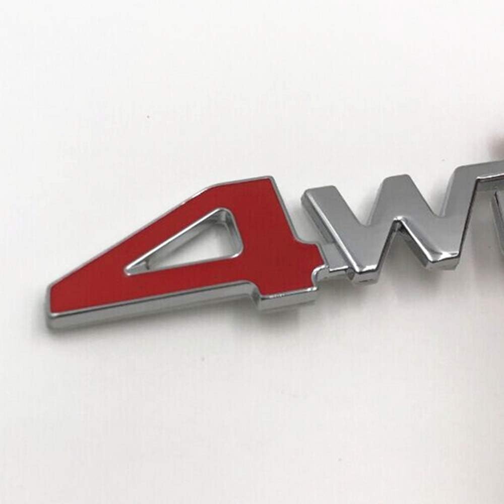 Amazon Co Jp 汎用 ステッカー 両面テープ付 簡単貼り付け 3d 立体スッテカー エンブレム 4wd 金属 カー用品 アクセサリー 装飾 車 プレゼント Diy 工具 ガーデン