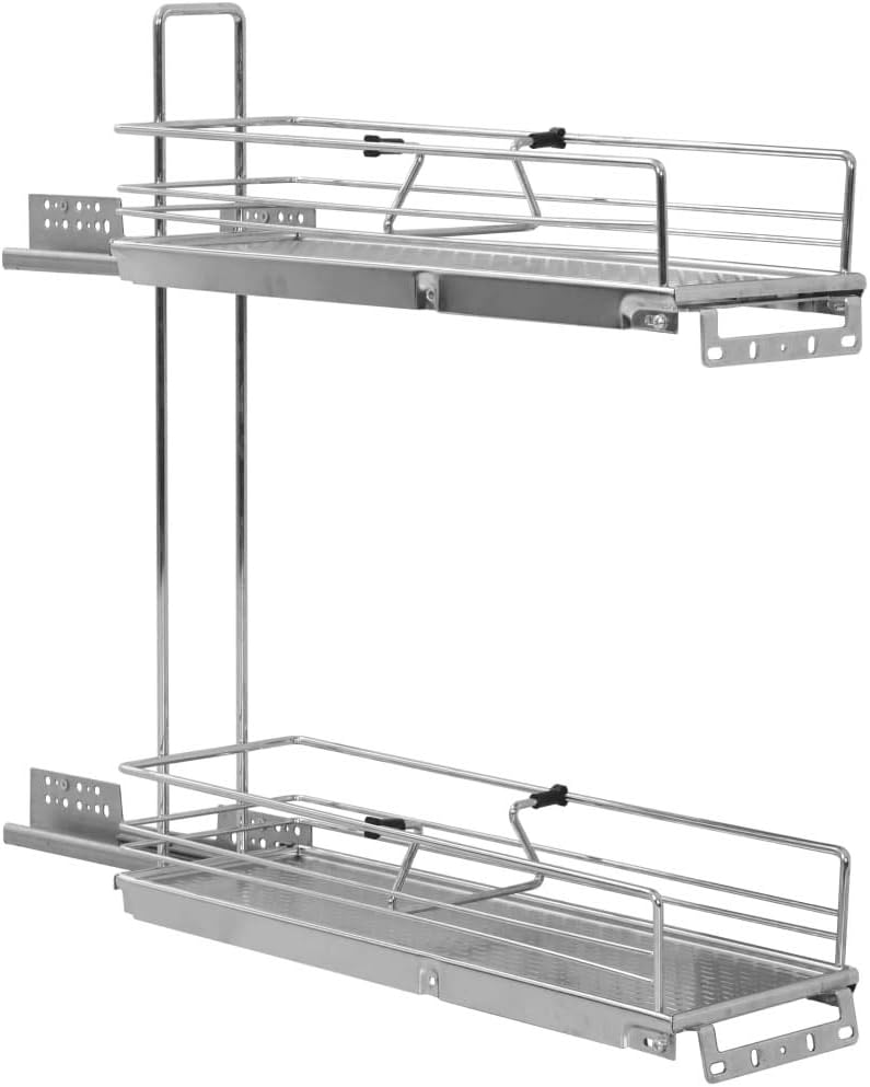 Festnight Bandeja Extraíble Cocina Organizador Cajones Cocina 2 Niveles